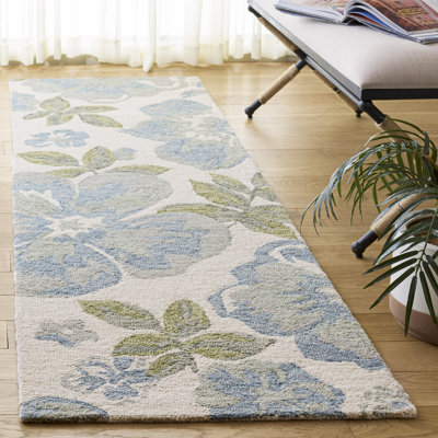 Jardin Hand Tufted Wool; Cotton Floral Indoor Rug