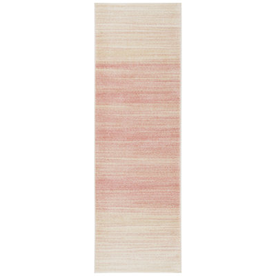 Tapis rose / ivoire Teagan