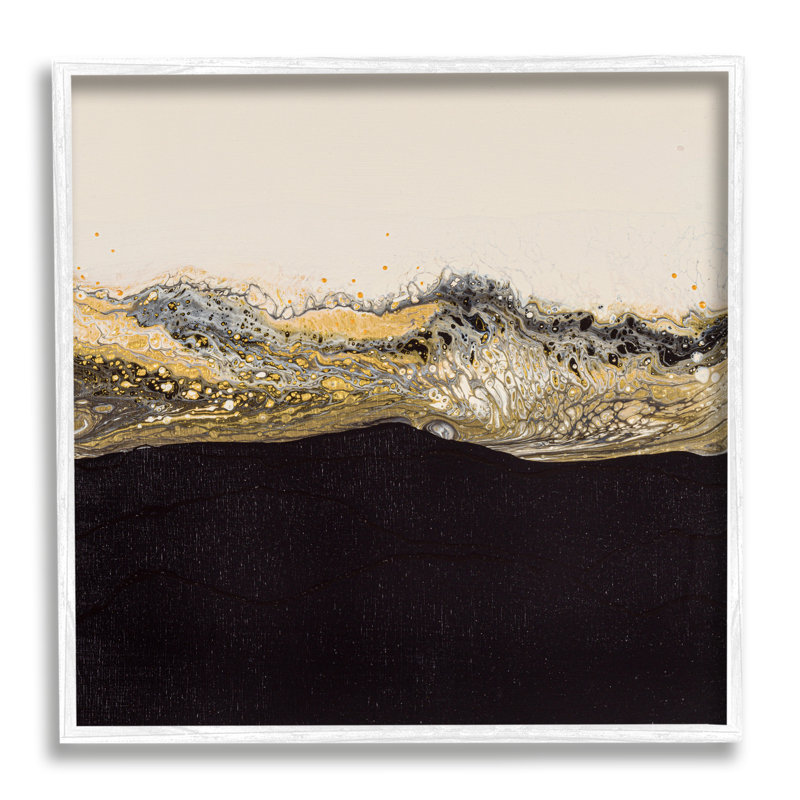 «Stupell Industries Glam & Black Splash», art mural par Ruth Fromstein, H 17 po x l 17 po x P 1,5 po