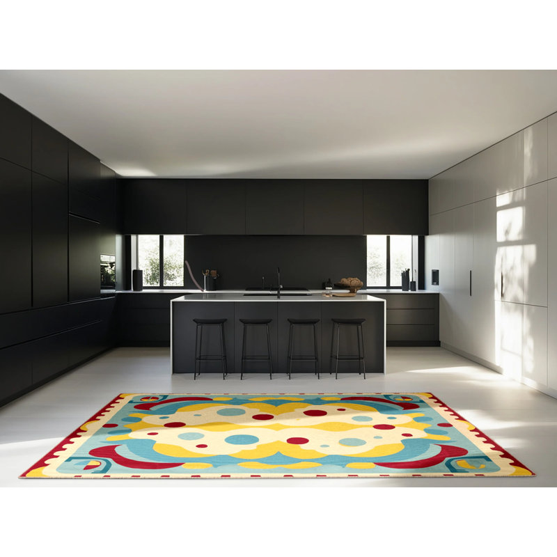 Funky Curl Rug, Rectangle 6' x 9'