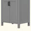 Ensemble de meuble-lavabo de salle de bain avec lavabo en céramique, meuble-lavabo compact et luxueux, 2 portes à fermeture douce