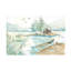 «Lakehouse II» par Anne Tavoletti - peinture sur toile tendue-1404902492