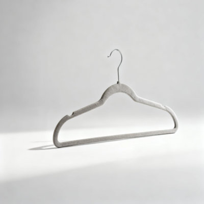 Slim Velvet Non-Slip Suit Hangers With Metal Core For Maximum Closet Space And Durability