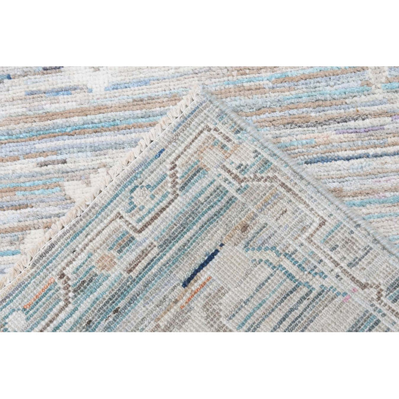 Oushak Collection, Transitional One-of-a-Kind Runner 2'5" X 25'6" Hand Knotted Area Rug