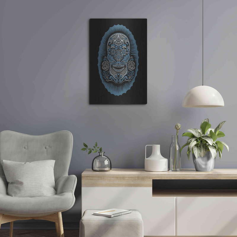 " Sugar Skull " by Rachel Caldwell, 24" H x 16" W