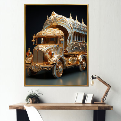" Golden Semi Truck Dream I "