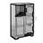 MDF Painted Cabinet With Glass Doors And Drawer Entryway Cabinet Console Cabinet Open Storage Space-1179114900