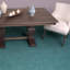 Leopardess Dusty Turquoise Hand-Tufted Responsible Wool Rug-885164727