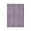 Tapis intérieur lavable rayé mauve 8 pi x 10 pi
