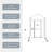 36'' W x 36'' D x 72'' H Frameless Corner Shower Enclosure, Neo-Angle Shower Door with 1/4" (6mm) Clear Tempered Glass, Pivot Shower Enclosure with Explosion-Proof Film and Nano Coating in Chrome Finish,Reversible Installation-98671808
