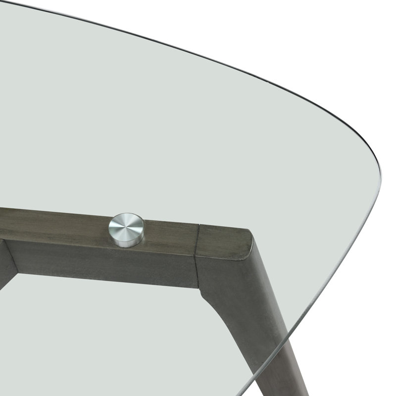 Table basse en bois gris 32,92 po Profondeur, 31,48 de largeur, 33,11 lb, 17,57 de hauteur, paquet de 36 36,25 l 37,94 lb, H, P,