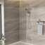 Système de pomme de douche double en nickel brossé: pomme de douche de 4,7 po, douche à 7 poignées, système de barre coulissante réglable et ensemble de tuyaux avec pomme de douche à pluie et nickel-124583780