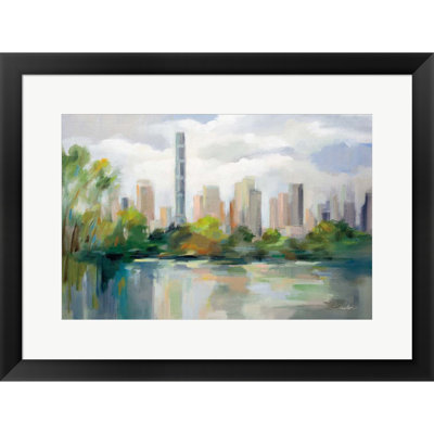 «Central Park Early Spring» par Silvia Vassileva - impression encadrée