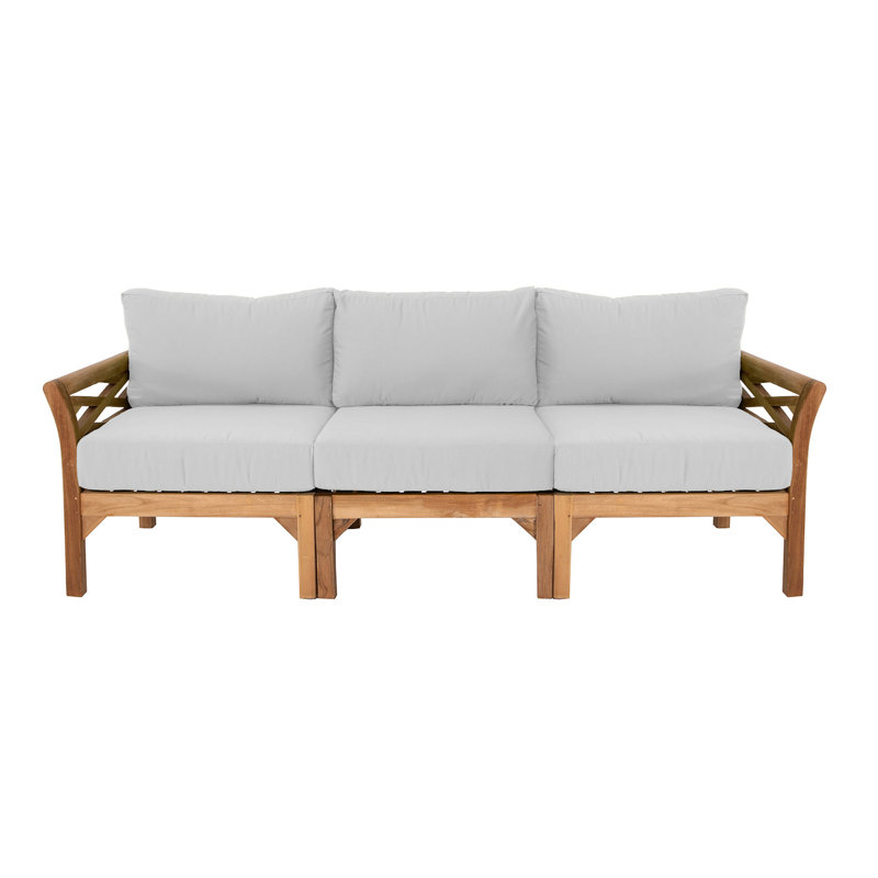 Boduram Outdoor 3 - Seat Patio Sofa, Antique Beige