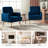 Daniela Armchair with Metal Legs-1202318787