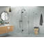 Halo 48 in. x 30 in. x 78 in. 90-degree Fully Frameless Glass Hinged Shower Enclosure-1854711797