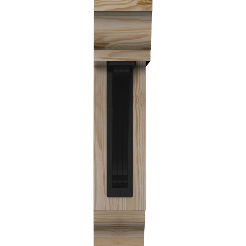 Crawley Traditional Traditional Ironcrest, H 18 po x P 15 1/2 po, Sapin de Douglas l 3 1/2 po x T 4 po (lisse)