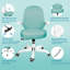 Chaise de travail en similicuir Leslei-972866522