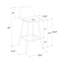 Henrine Upholstered Counter Stool with Metal Frame-1118811360