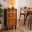 Commode d'appoint à panneau simple Asante