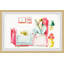Reading With The Cat - Single Picture Frame Painting-1630881009