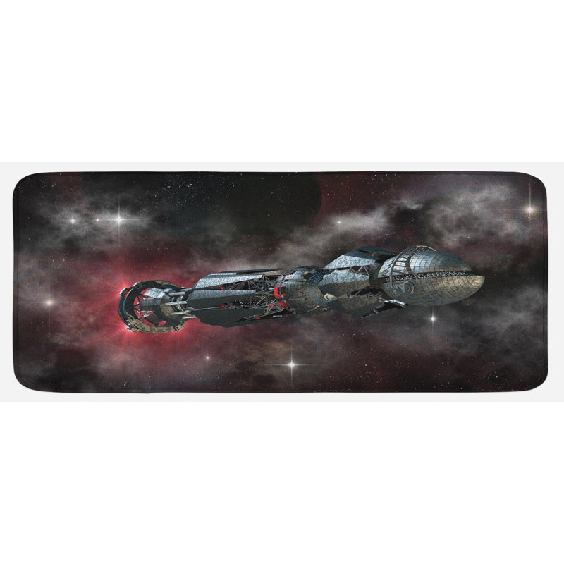 Tapis de cuisine galaxy