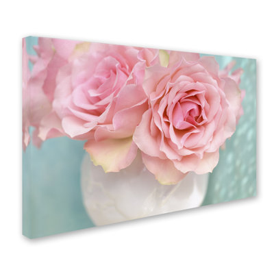 «Pink Rose Bouquet» par Cora Niele - reproduction de photo sur toile