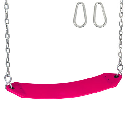 Plastic Swing Seat with Chains and Hooks