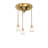 Amiley 3 - Light Gold Cluster Pendant