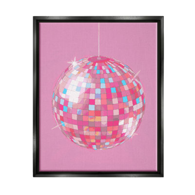 "Pink Disco Ball Groovy" par Lil 'Rue, impression