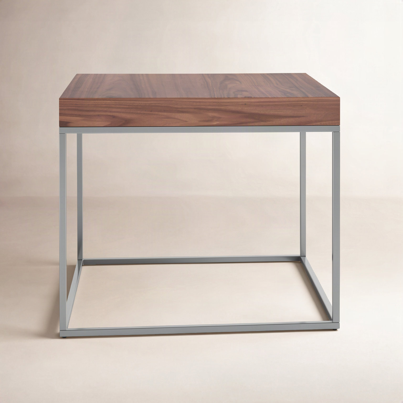 Fred 24" Walnut End Table, Hazelnut