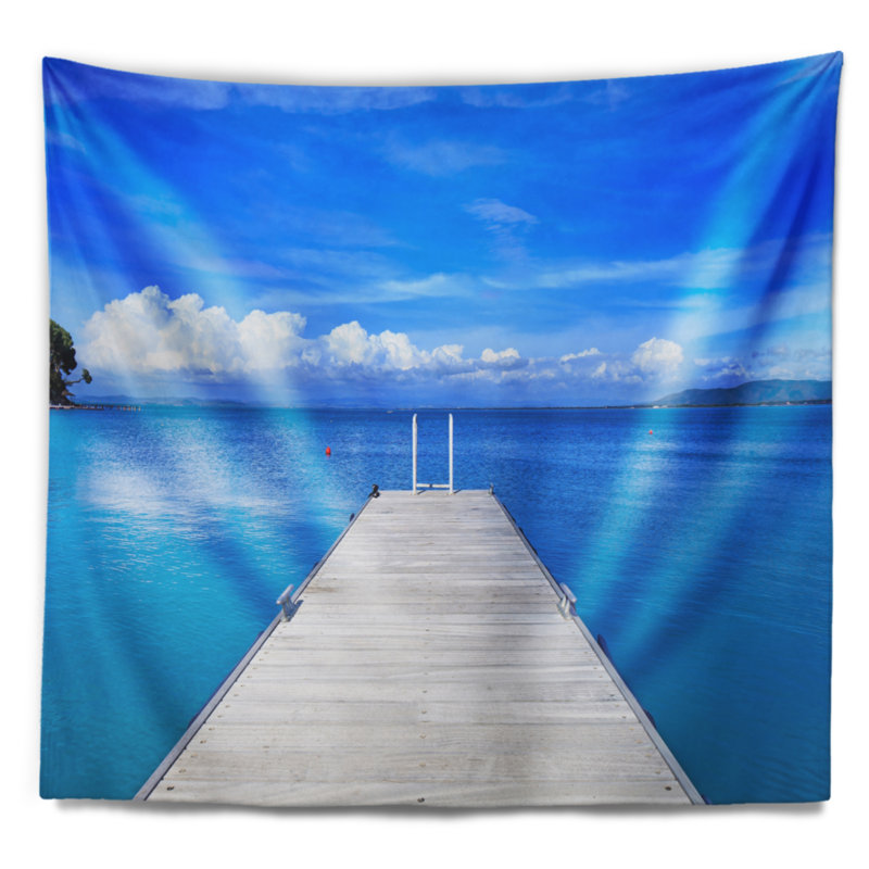Tapisserie Seascape, H 68 po x l 80 po
