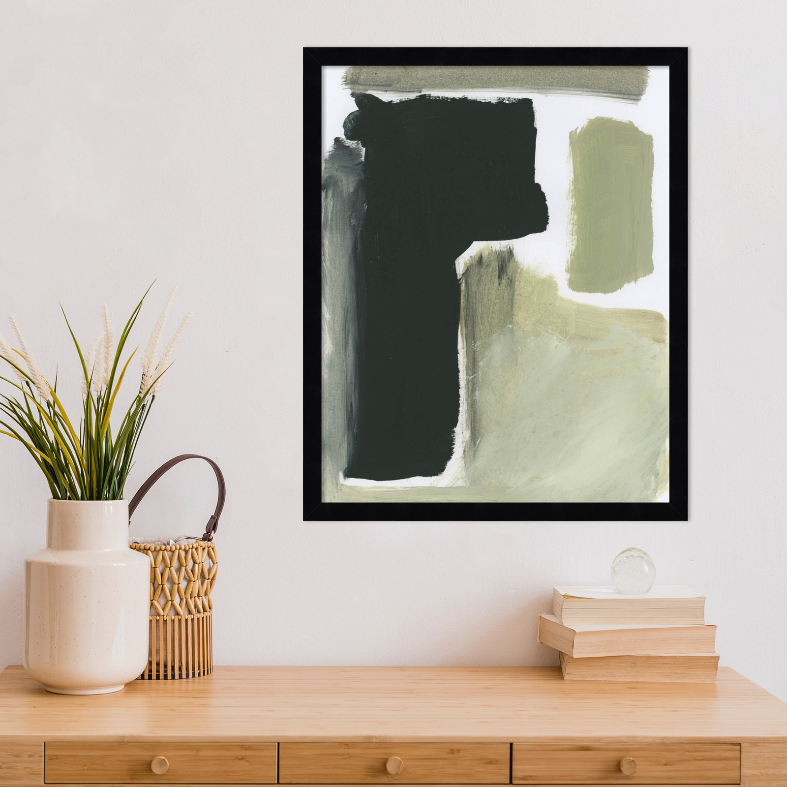 Cleve "Total" Print by Dan Hobday, 21" H x 17" W, Black