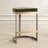 Everly Quinn Hilger Brass Moss Counter Stool