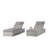 Outdoor Chaise Lounge Chair Set of 2 with Patio Pool Chairs Tanning Lounges for Outside,Beach Rattan Recliners with Adjustable Backrest, Table, Cushion for Poolside Backyard Garden-588825035