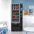 Refrigerated Snack Vending Machine with 36 Slots and Bill acceptor in Black (KM-VMR-30-B)