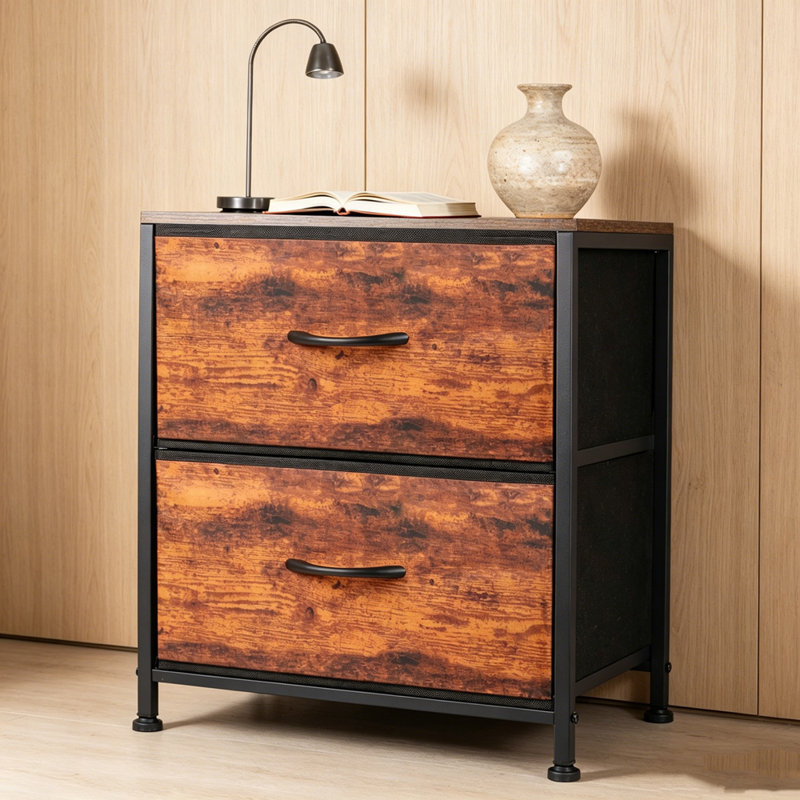 Night Stand with 2 Drawers