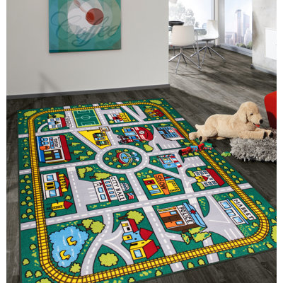 Tapis vert antidérapant Jeroma