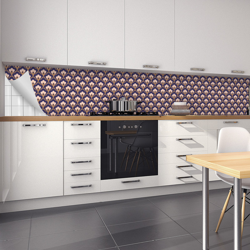Kiron 60cm W x 450cm L PVC Peel and Stick Panel