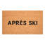 Paillasson Apres Ski, noir, 17 po x 29 po