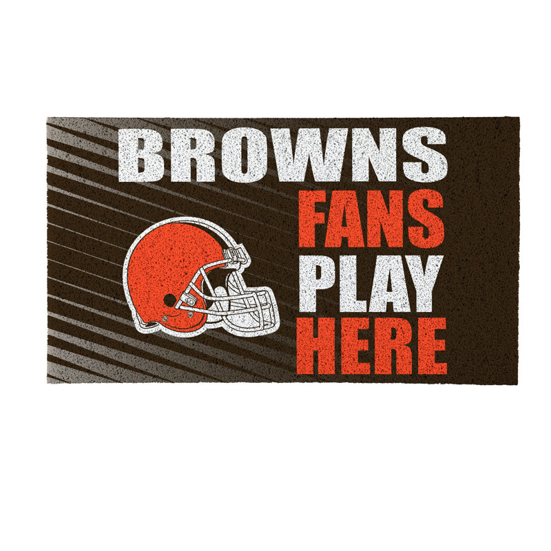 Tapis en PVC Cleveland Browns, 28 po x 16 po