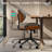 Modern Ergonomic Faux Leather Swivel Task Chair With Adjustable Height For Home Office Desk-340092160