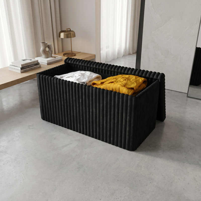 Banc de rangement 30 po Florence, Black