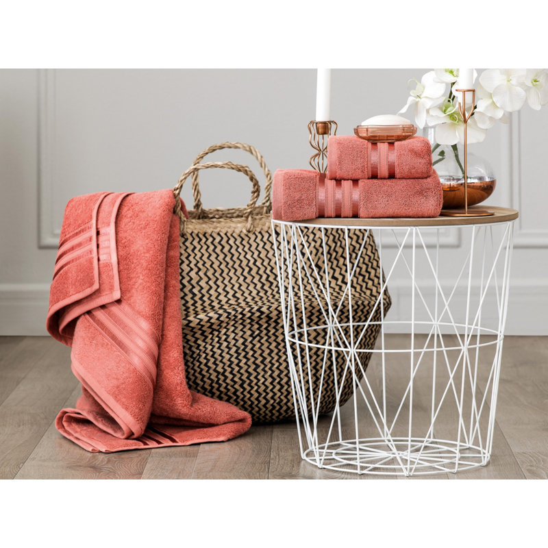 Arcadia Bath Sheet, Coral