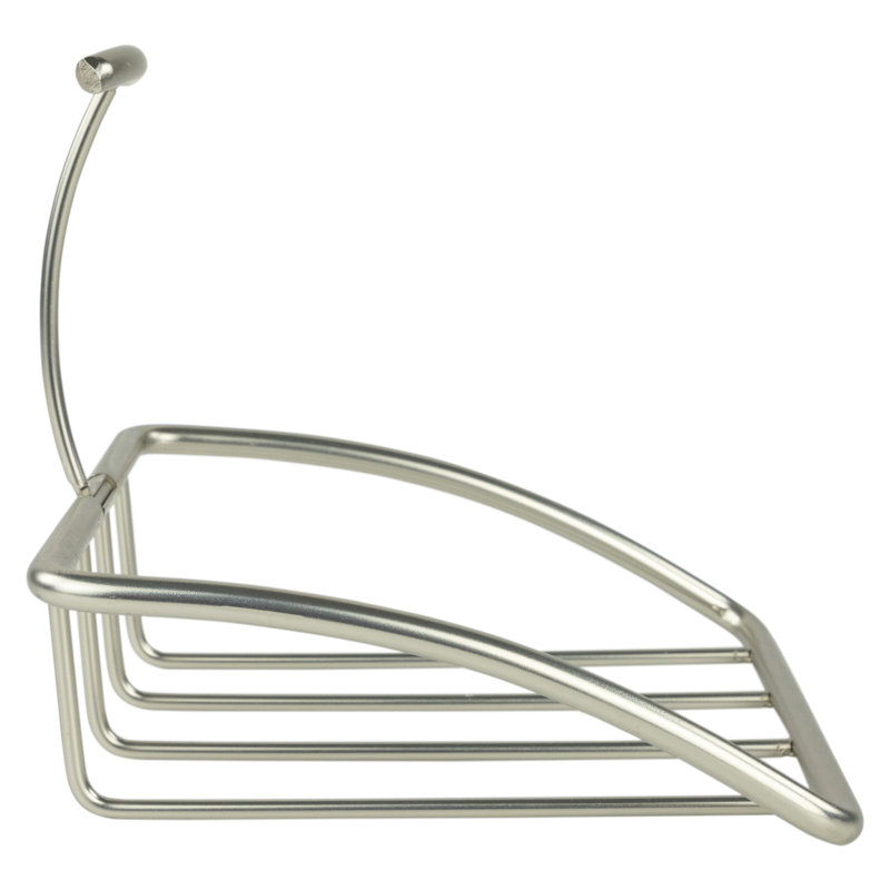 Porte-serviettes plat Callen, Nickel satiné