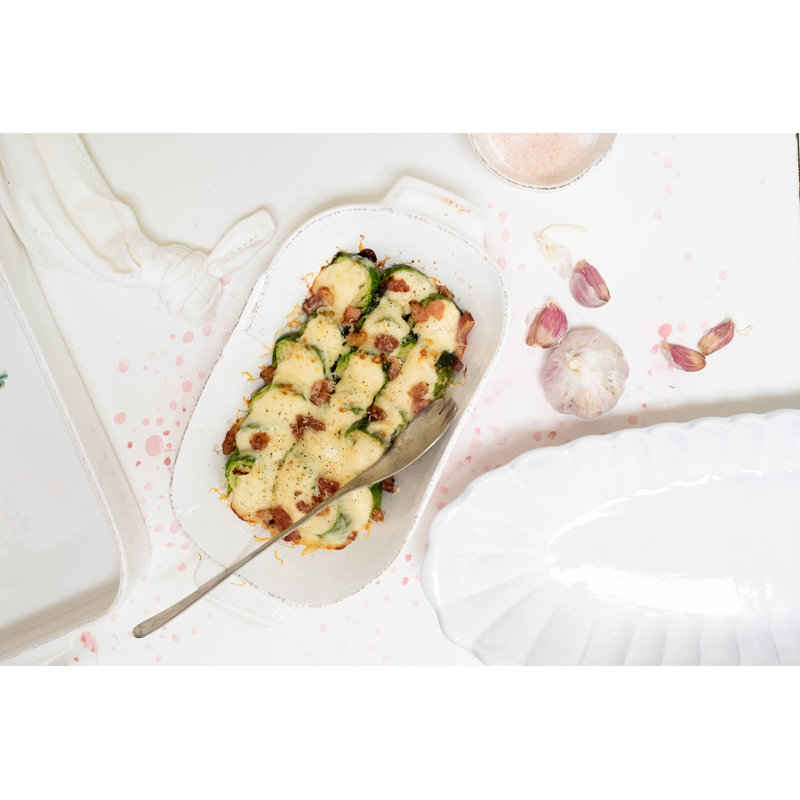 Lastra Oval Stoneware Au Gratin Dish