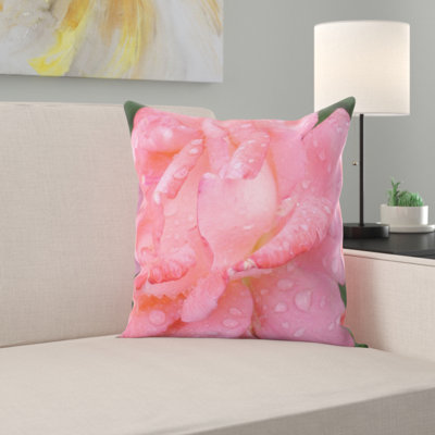 Coussin rose