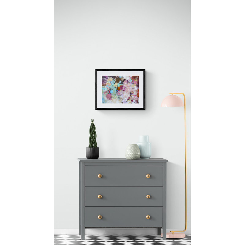 Steppin' Out by Elizabeth Chapman, Black Framed Canvas, 32" H x 24" W
