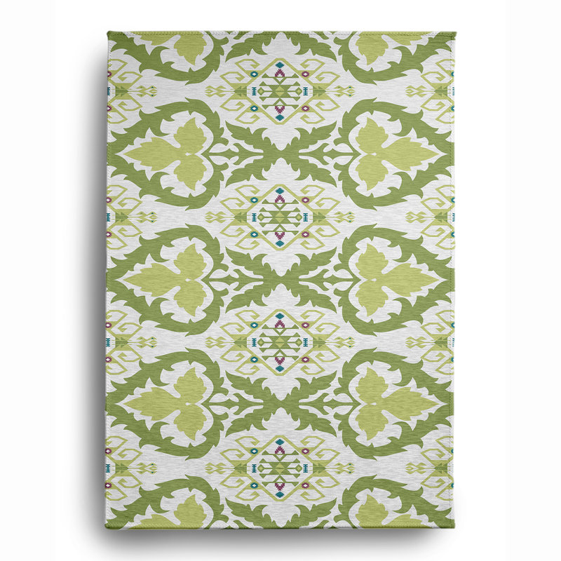 Chenille Ikat Indoor Rug, Rectangle 8' x 10'