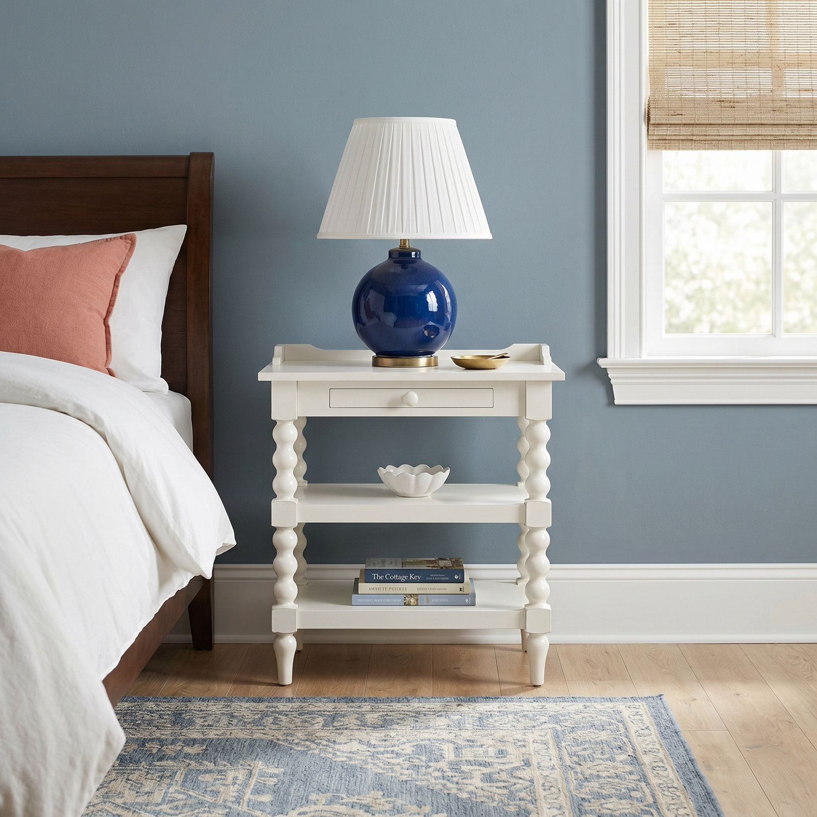 Rani Nightstand, Antique White